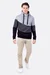 Männer Outfit selbernähen Colourblock Pullover Jeanshose