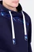 Nähanleitung Männer Sweatshirt mit Wickelkragen Kordeln DIY