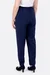 Schnittmuster Damen Paperbag Hose elegant dunkelblau nähen