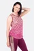 Schnittmuster Sport Tanktop Pam aus Leo Jersey mit Raffung selbernähen