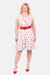 Schnittmuster Aurora Damen Kleid Carmenausschnitt Retro Vintage nähen