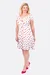 Schnittmuster Damen Kleid Sommerparty Blumen Retro selber nähen