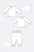 Schnittmuster Pippa Babyset Wickeljacke Pumphose selber nähen
