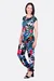 Schnittmuster Jersey Jumpsuit lässig langes Bein nähen