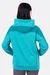 Schnittmuster Colourblock Sweatshirt mit Kapuze petrol