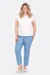 Schnittmuster tapered Damenhose aus Chambray mit Biesen selber nähen