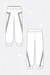 Schnittmuster Jogginghose oversized mit Teilung nähen