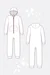 Unisex Onesie Jumpsuit Schnittmuster Jona selber nähen