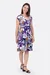 Schnittmuster Jerseykleid Palmenmuster DIY-Anleitung zum nähen