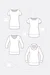 Schnittmuster Damenshirt Liv Casual technische Zeichnung