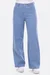 Jeans selber nähen Schnittmuster DIY weites Bein