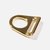 O-Ring mit Steg Taschenzubehoer 25 mm Gold