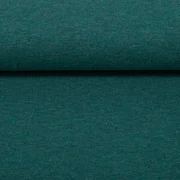Sweatstoff "Eike" Melange Uni Dunkelgrün 1563