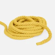 Kordel gedreht 8mm Gelb (B10) 3m Länge