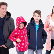Softshelljacken für die ganze Familie