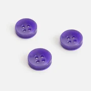 Knopf Perlmutt-Optik Violett 11mm