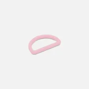 D-Ring Kunststoff 25mm Kräftiges Rosa B57 4Stück