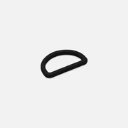 D-Ring Kunststoff 25mm Schwarz B5 4Stück