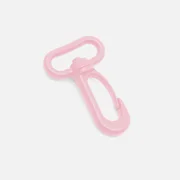 Karabiner Kunststoff 25mm Kräftiges Rosa B57 4Stück