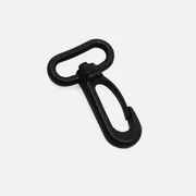 Karabiner Kunststoff 25mm Schwarz B5 4Stück