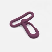 Karabiner Kunststoff 38mm Beere D230 4Stück