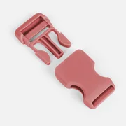 Steckschnalle Kunststoff 25mm Altrosa D213 4Stück