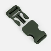 Steckschnalle Kunststoff 25mm Dunkelgrün D190 4Stück