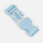 Steckschnalle Kunststoff 25mm Hellblau B20 4Stück