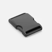 Steckschnalle Kunststoff 38mm Dunkelgrau D306 4Stück
