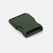 Steckschnalle Kunststoff 38mm Dunkelgrün D190 4Stück