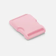 Steckschnalle Kunststoff 38mm Kräftiges Rosa B57 4Stück