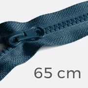 Reißverschluss teilbar 65cm Petrol D103