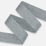 Schrägband Jersey 20mm Grau Meterware 