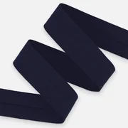 Schrägband Jersey 20mm Marine Meterware 