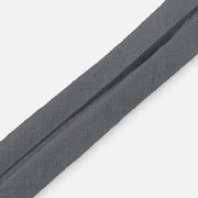 PRYM Schrägband Baumwolle 20mm Länge 3,5m Grau