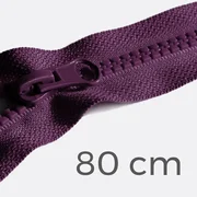 Reißverschluss teilbar 80cm Beere D230