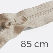 Reißverschluss teilbar 85cm Beige D371
