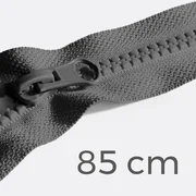 Reißverschluss teilbar 85cm Dunkelgrau D306