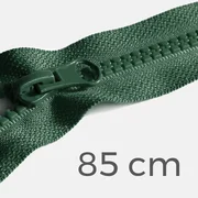 Reißverschluss teilbar 85cm Dunkelgrün D190