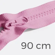 Reißverschluss teilbar 90cm Kräftiges Rosa B57