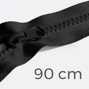 Reißverschluss teilbar 90cm Schwarz B5