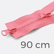 Zwei-Wege Reißverschluss 90cm Rosa D322