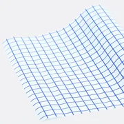  Design Vinyl Matt 30x135cm Grid Blau