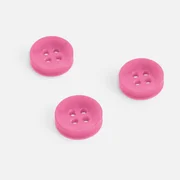 Knopf Perlmutt-Optik Pink 11mm