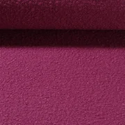 Mantelstoff Bouclé Uni Fuchsia
