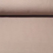 Rippjersey "Mona" Quergerippt Uni Taupe