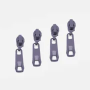 Reverse Zipper für 4mm Raupe Lilac D319 4Stück