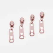 Reverse Zipper für 4mm Raupe Nude D209 4Stück