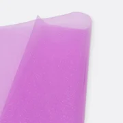 Glitter Vinyl Transparent 30x135cm Lila