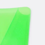 Glitter Vinyl Transparent 30x135cm Neongrün